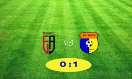 ФА ТЕРНОПІЛЬ - ІСКРА ТЕОФІПОЛЬ 0:1