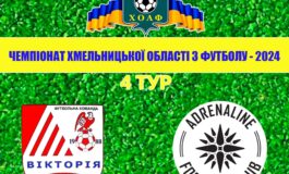 4 ТУР. ВІКТОРІЯ - АДРЕНАЛІН-ДЮСШ-1