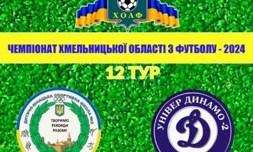12 ТУР. ДЮСШ-2 КАМ'ЯНЕЦЬ-ПОДІЛЬСЬКИЙ – УНІВЕР-ДИНАМО-2 ДУНАЇВЦІ