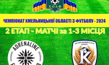 19 ТУР. АДРЕНАЛІН-ДЮСШ-1 ХМЕЛЬНИЦЬКИЙ – КОЛОС ПОЛОННЕ