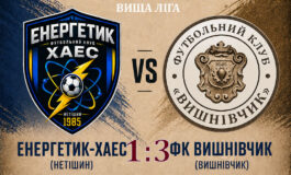 ЧЕМПІОНАТ ОБЛАСТІ: ЕНЕРГЕТИК-ХАЕС НЕТІШИН – ФК ВИШНІВЧИК