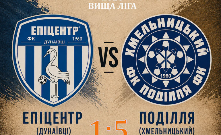 ЧЕМПІОНАТ ОБЛАСТІ: ЕПІЦЕНТР ДУНАЇВЦІ – ПОДІЛЛЯ ХМЕЛЬНИЦЬКИЙ